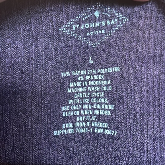 Purple Cowl Neck Sweater with Tie - Picture 4 of 4